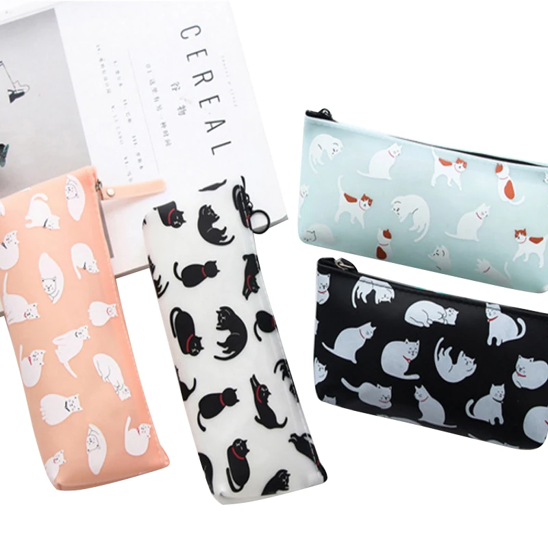 cartoon cat pattern waterproof pencil case multifunction pen bag for school and office stationery storage bag wholesale
cartoon cat pattern waterproof pencil case multifunction pen bag for school and office stationery storage bag wholesale