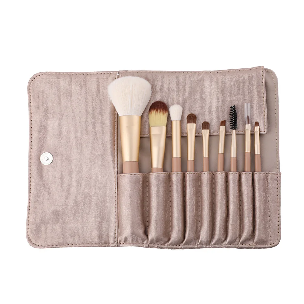 New Arrival 9 Pcs Cosmetic Tools Horsehair Eyeshadow Makeup Brush Set with PU Bag, Black, brown
New Arrival 9 Pcs Cosmetic Tools Horsehair Eyeshadow Makeup Brush Set with PU Bag, Black, brown