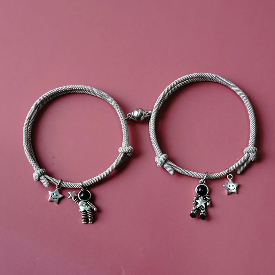Fashion Dream Of The Stars Astronaut Attraction moon stars magnet couple bracelets for men and women
Fashion Dream Of The Stars Astronaut Attraction moon stars magnet couple bracelets for men and women