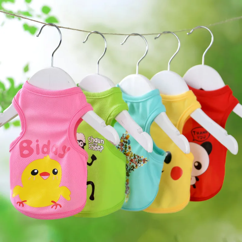 Manufacturers Direct Sale Doggy Love Summer Breathable Cat Mesh Clothes Cartoon Cute Dog Vest Pet Clothes, Customized color
Manufacturers Direct Sale Doggy Love Summer Breathable Cat Mesh Clothes Cartoon Cute Dog Vest Pet Clothes, Customized color