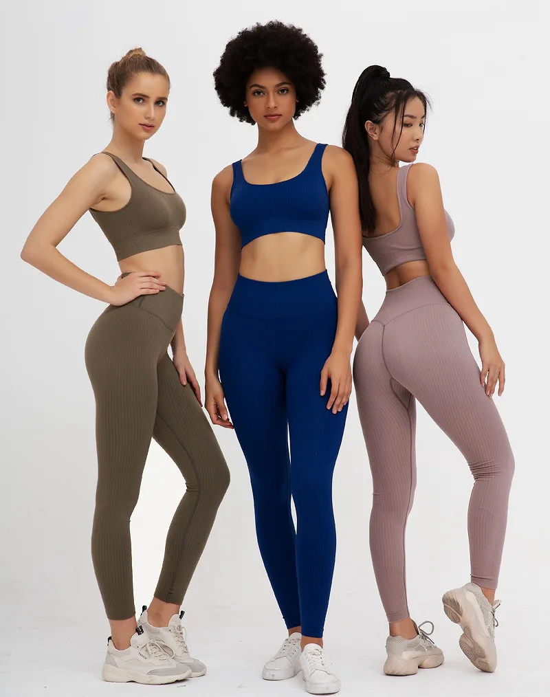 New Custom Logo 14 Colors High Waist Running Leggings Set Seamless Fitness Clothing Set Yoga Workout Bra Set Women
New Custom Logo 14 Colors High Waist Running Leggings Set Seamless Fitness Clothing Set Yoga Workout Bra Set Women