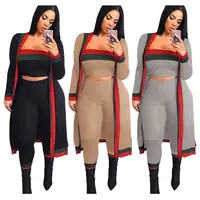 09AF425 brand new 2020 striped patchwork wrap chest fashion Sexy Womens Clothing Sets 3 Pieces
09AF425 brand new 2020 striped patchwork wrap chest fashion Sexy Womens Clothing Sets 3 Pieces
