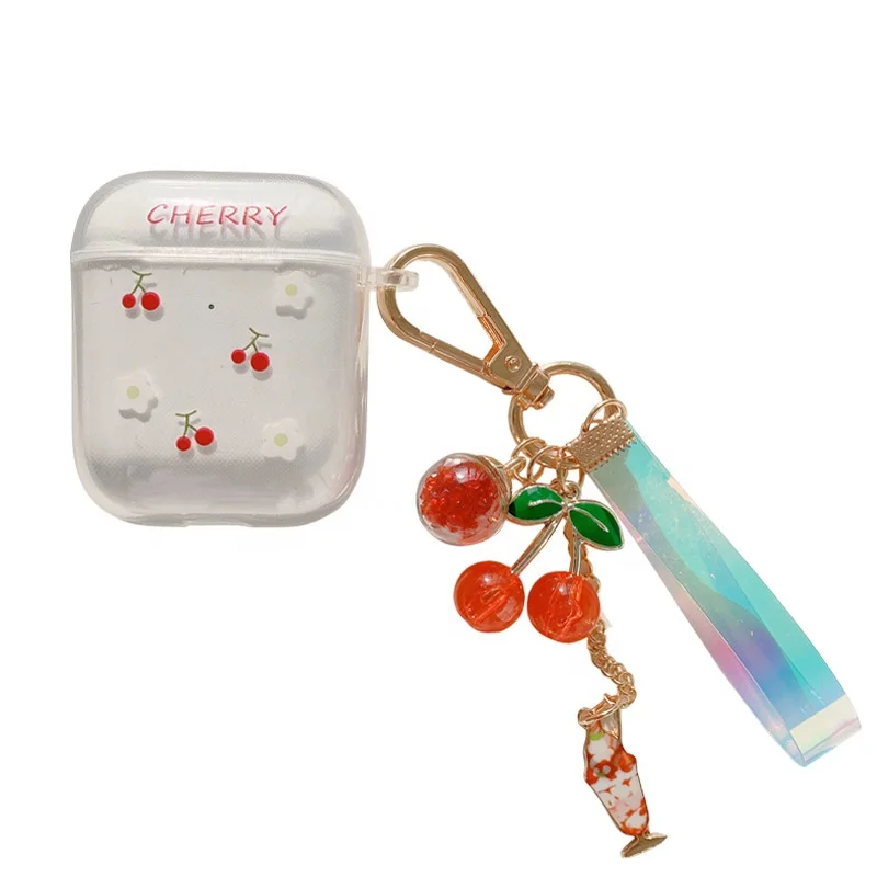 Cartoon Cherry's Pendant Earphone Case For Airpods pro 1/2 Cover With Lanyard For Airpods 3 Protective Cover, Colors customized
Cartoon Cherry's Pendant Earphone Case For Airpods pro 1/2 Cover With Lanyard For Airpods 3 Protective Cover, Colors customized