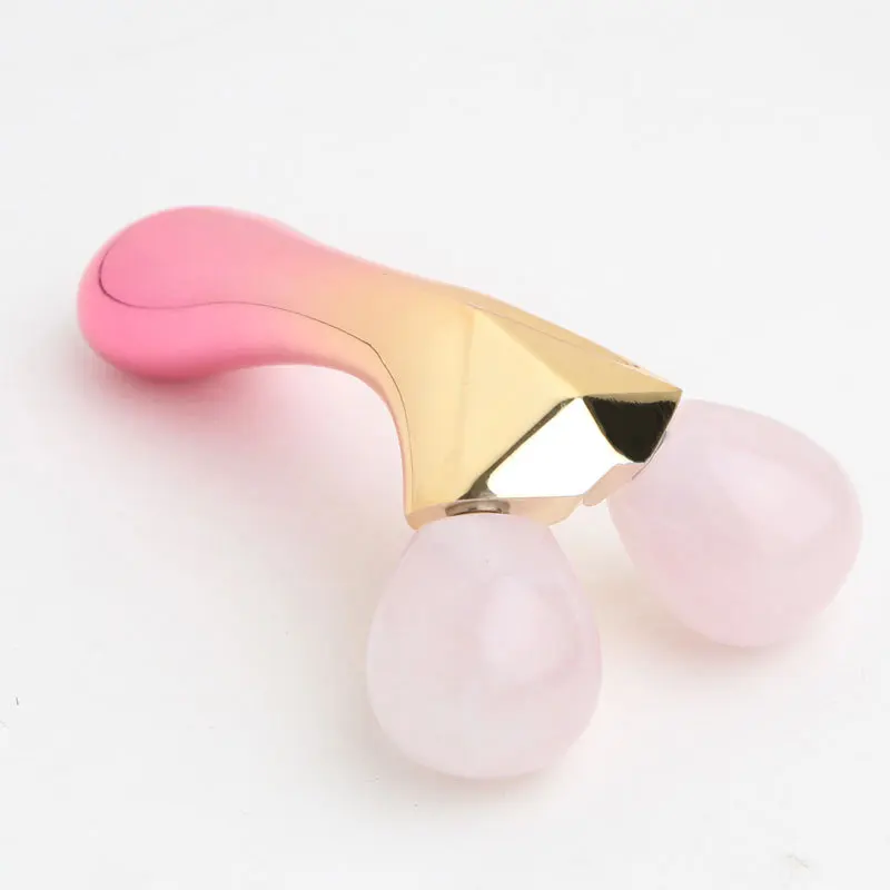 OEM Jade Roller 3D Face Roller Massager Stone Neck Shoulder Rose Quartz Jade Massage Roller Face Massage Tool, Customized 
OEM Jade Roller 3D Face Roller Massager Stone Neck Shoulder Rose Quartz Jade Massage Roller Face Massage Tool, Customized