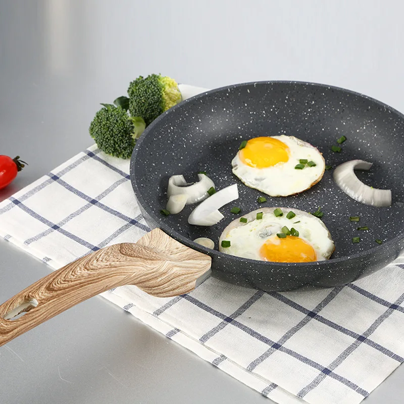 General purpose open kitchen holiday gift flat non-stick frying pan, Medical stone color
General purpose open kitchen holiday gift flat non-stick frying pan, Medical stone color