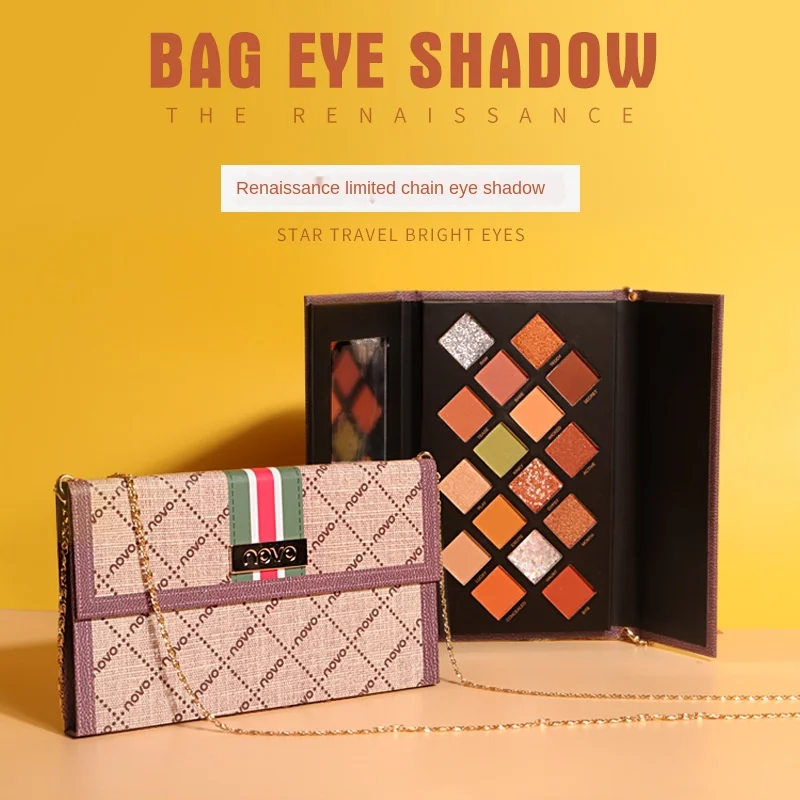 NOVO private label eyeshadow palette 16 colors newest custom western luxury bag private label eyeshadow
NOVO private label eyeshadow palette 16 colors newest custom western luxury bag private label eyeshadow