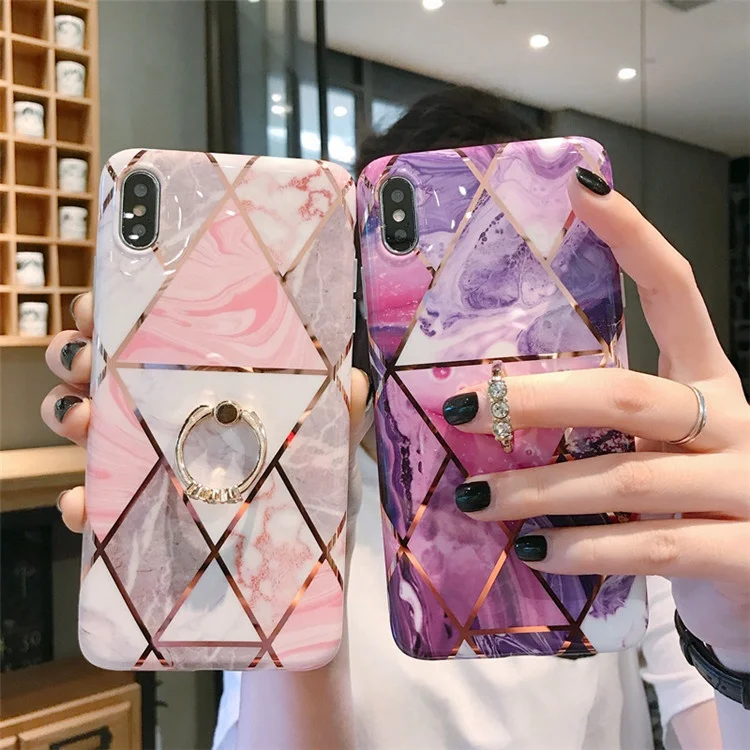 Luxury Electroplating Gold Marble Protective Mobile Phone Back soft Cover Case For iPhone X Max 11 12 with diamond phone hold
Luxury Electroplating Gold Marble Protective Mobile Phone Back soft Cover Case For iPhone X Max 11 12 with diamond phone hold