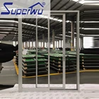 Commercial one way glass kitchen sliding door design