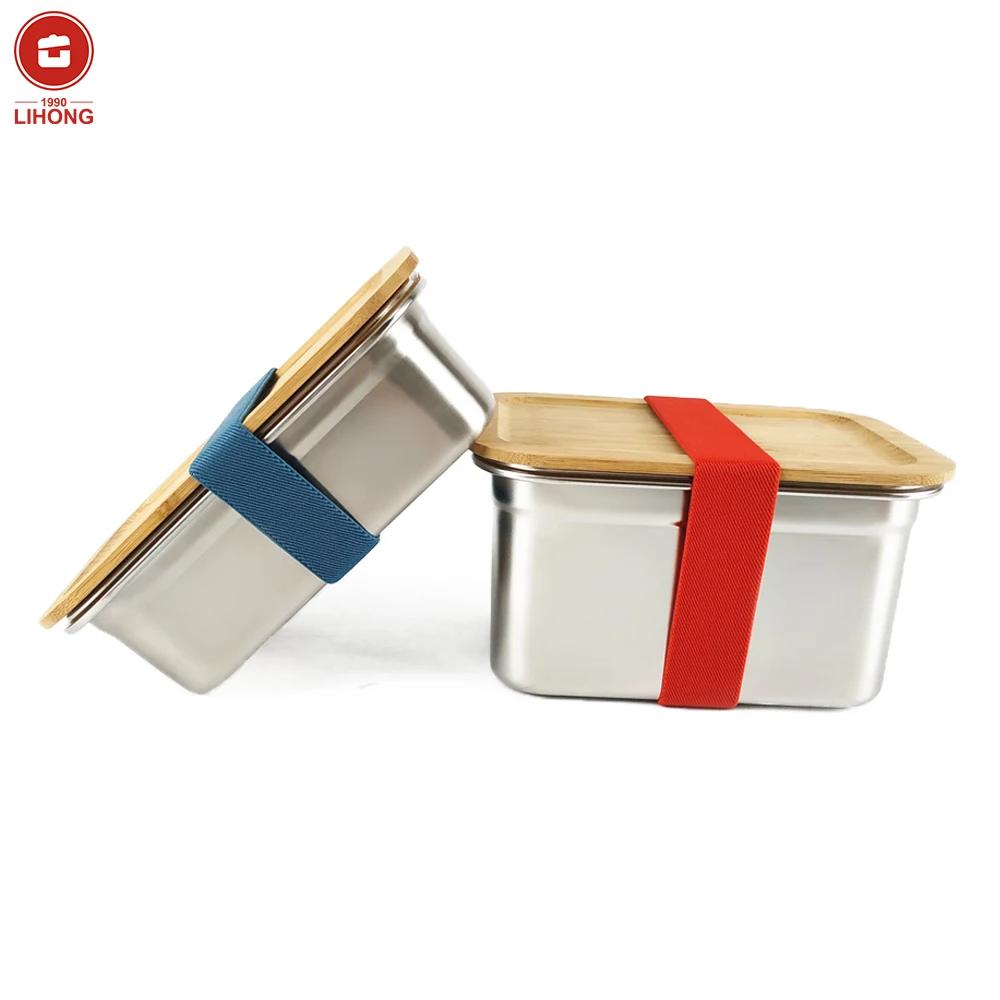 LIHONG High Quality Korean Lunch Box For Kids and Adults Stainless Steel Lunch Bento Box Bamboo Lunch Box
LIHONG High Quality Korean Lunch Box For Kids and Adults Stainless Steel Lunch Bento Box Bamboo Lunch Box