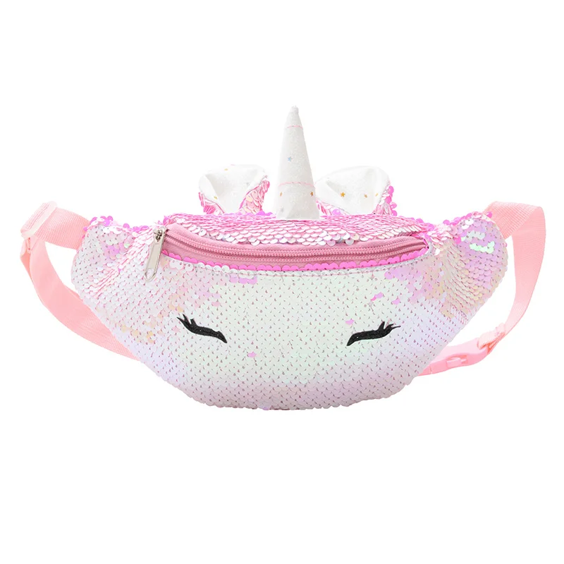 Sequin Unicorn messenger bag cartoon cute chest bag parent-child versatile trend messenger bag fanny pack, Black
Sequin Unicorn messenger bag cartoon cute chest bag parent-child versatile trend messenger bag fanny pack, Black