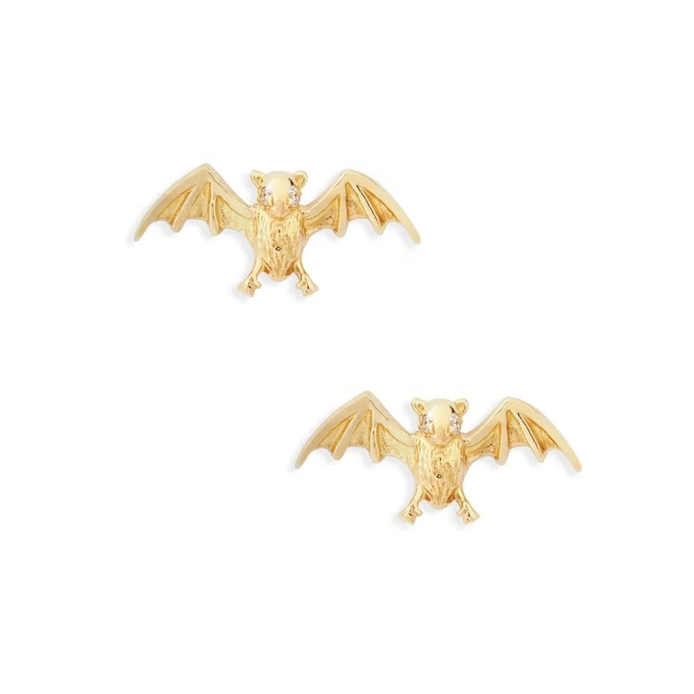 LOZRNVE Delicate 925 Sterling Silver Jewelry Trendy CZ Stone Eye Bat Animal Stud Earring
LOZRNVE Delicate 925 Sterling Silver Jewelry Trendy CZ Stone Eye Bat Animal Stud Earring