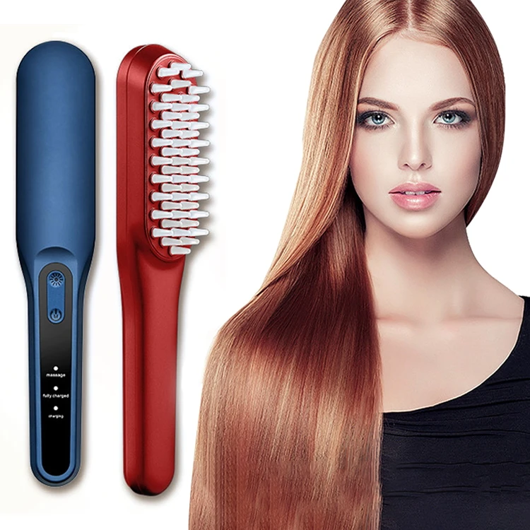 Red Light Blue Light Vibration Electric Automatic Negative Ion Hair Scalp Massage Comb, Red blue
Red Light Blue Light Vibration Electric Automatic Negative Ion Hair Scalp Massage Comb, Red blue