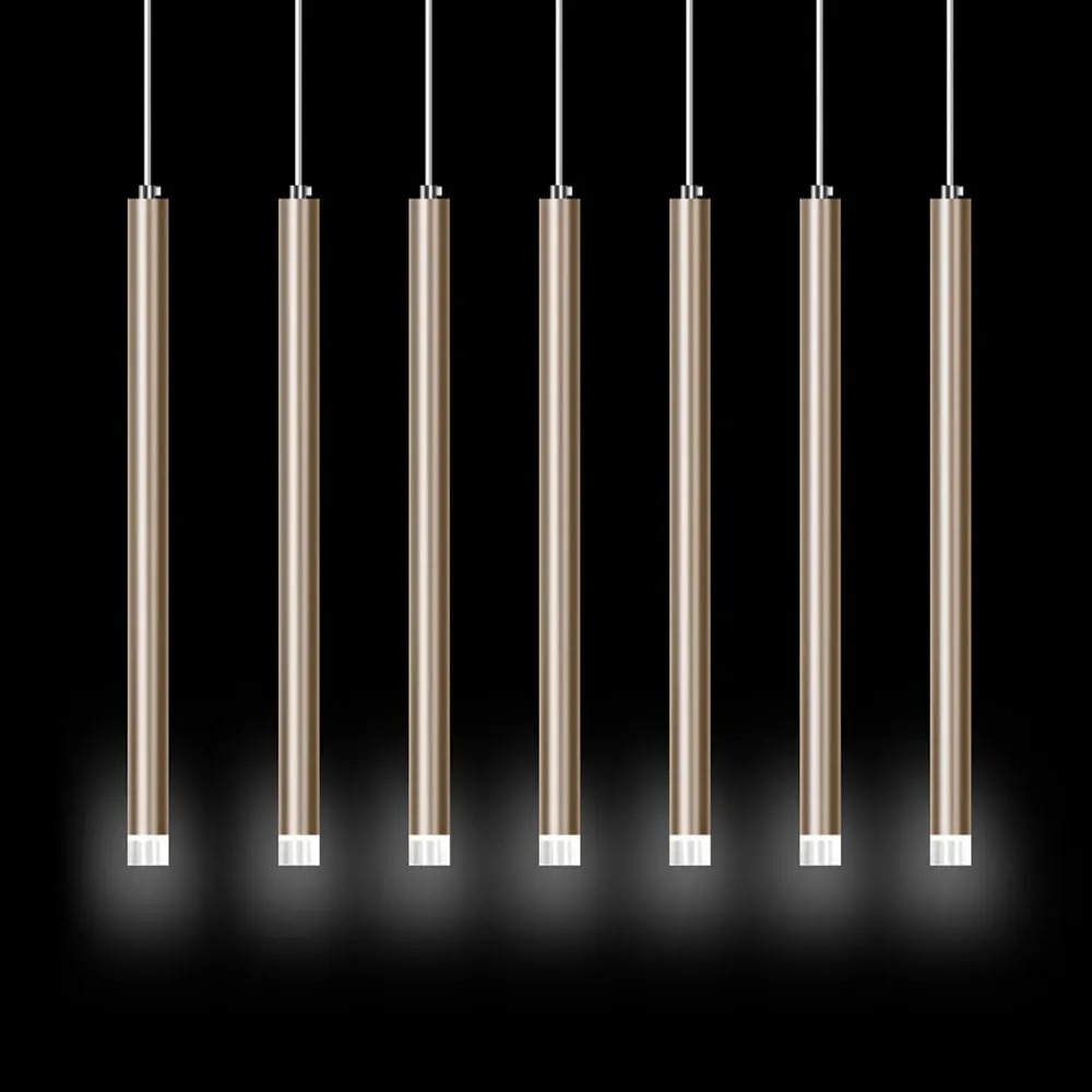 Pendant Hanging Lights for hotel Ra80 Pendant Tube Lights White black golden Pendant Light living