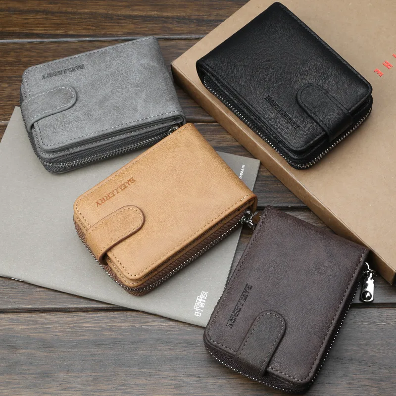 Baellerry K2078 Business Card Holder Male Purse Small Zipper Money Clip wallet for coins
Baellerry K2078 Business Card Holder Male Purse Small Zipper Money Clip wallet for coins
