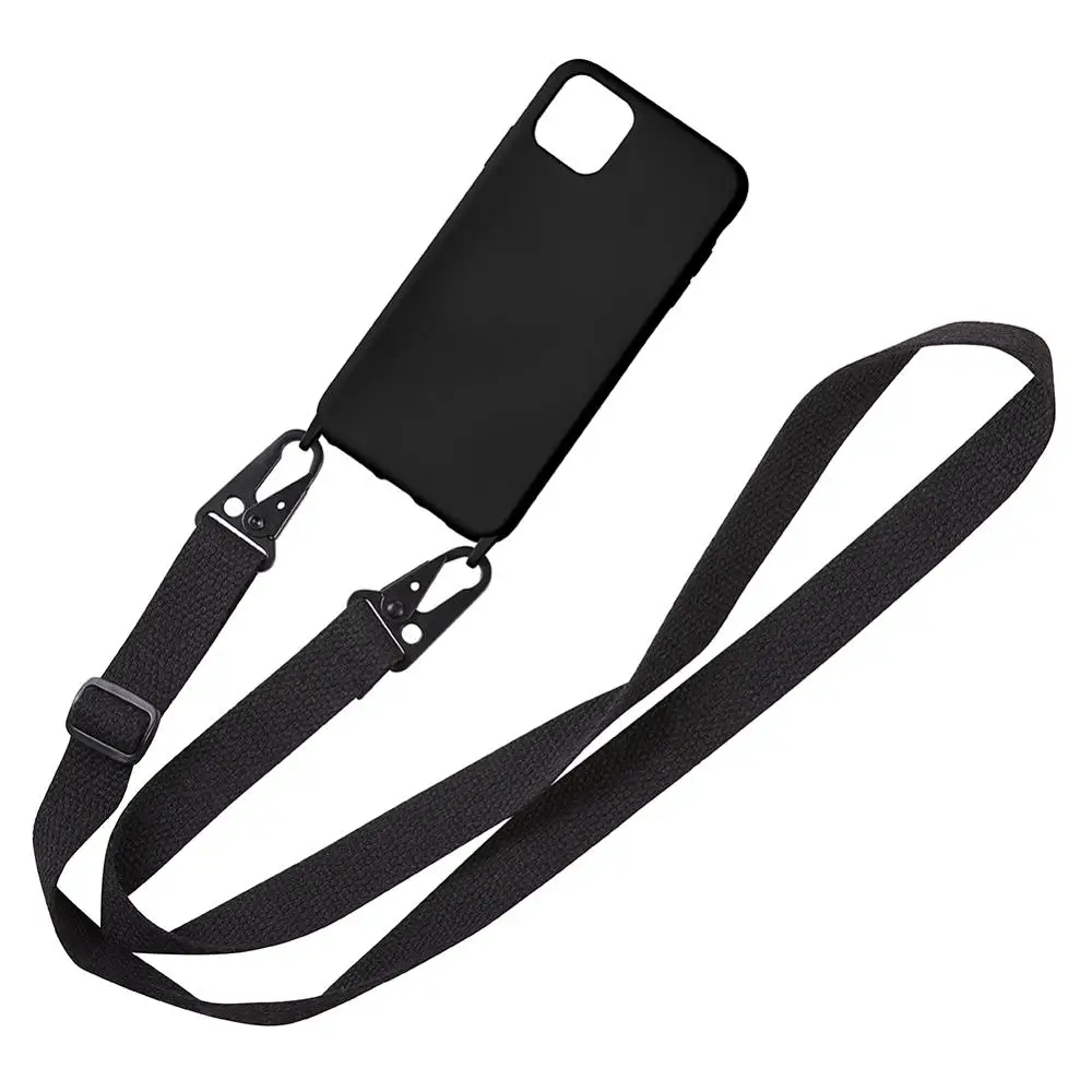 Liquid Silicone Back Cover With Lanyard For iPhone Cell Case Chain Necklace For iPhone 12 Pro Max Neck Crossbody Phone Case, 8 colors
Liquid Silicone Back Cover With Lanyard For iPhone Cell Case Chain Necklace For iPhone 12 Pro Max Neck Crossbody Phone Case, 8 colors