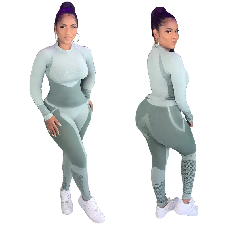 2021 spring Hot sale new fashion luckying label printed long sleeve casual sports yoga wear hot sale women two piece set bodysuits
2021 spring Hot sale new fashion luckying label printed long sleeve casual sports yoga wear hot sale women two piece set bodysuits