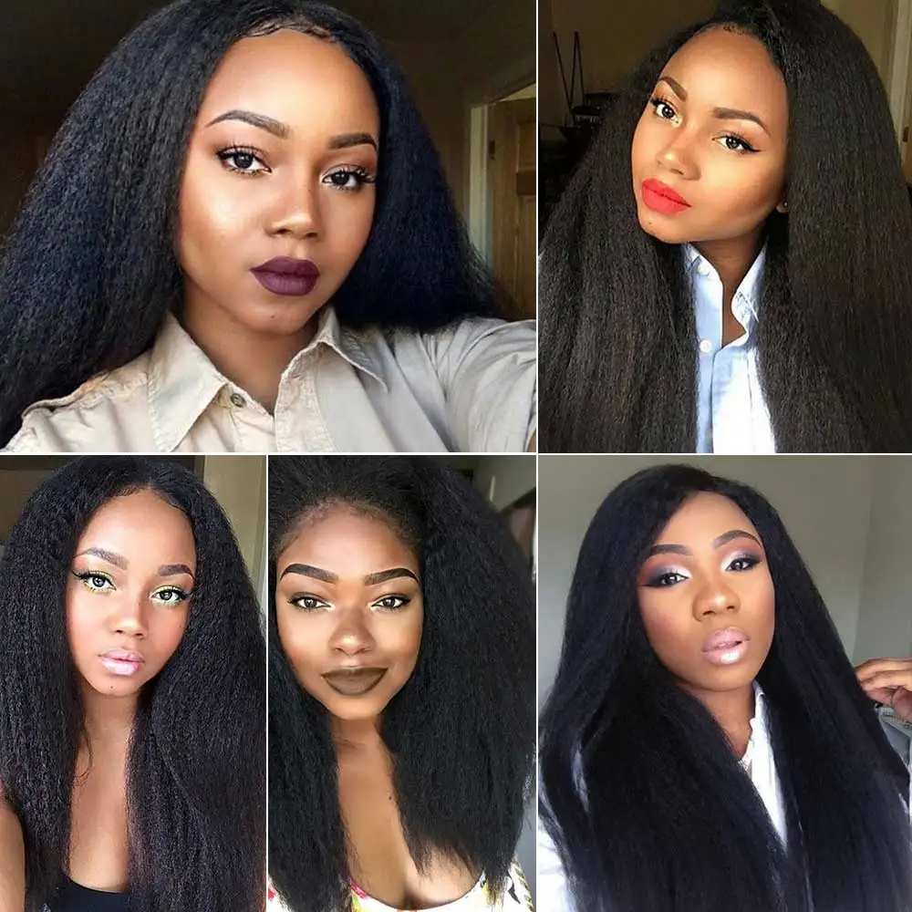 Long Real Yaki Virgin Remy Hair Wigs For Young Women, Kinky Straight Human Hair Wigs For Black Women
Long Real Yaki Virgin Remy Hair Wigs For Young Women, Kinky Straight Human Hair Wigs For Black Women