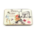 Paris souvenir rubber soft fridge magnet pvc 3d refrigerator tourist city name fridge magnet with personal photo