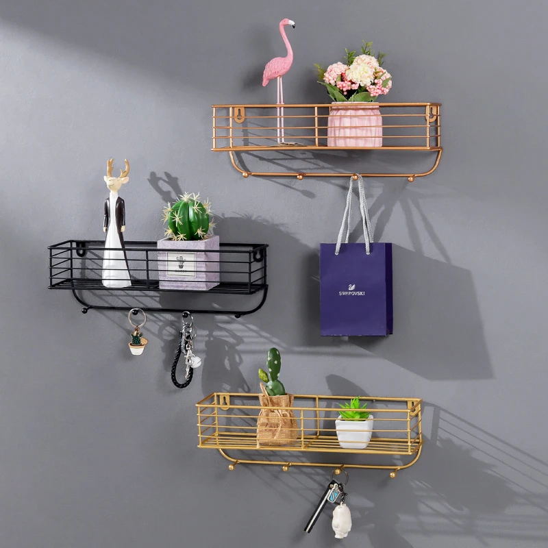 Factory new European style simple ins metal hook rack wall coat rack bathroom bathroom wall multi-function rack storage basket, Dark gold,gold,black
Factory new European style simple ins metal hook rack wall coat rack bathroom bathroom wall multi-function rack storage basket, Dark gold,gold,black