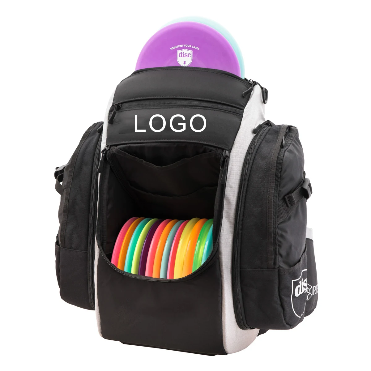 High Quality Custom LOGO Expandable Frisbee Disc Golf Bag Large size Disc Golf Backpack grip
High Quality Custom LOGO Expandable Frisbee Disc Golf Bag Large size Disc Golf Backpack grip