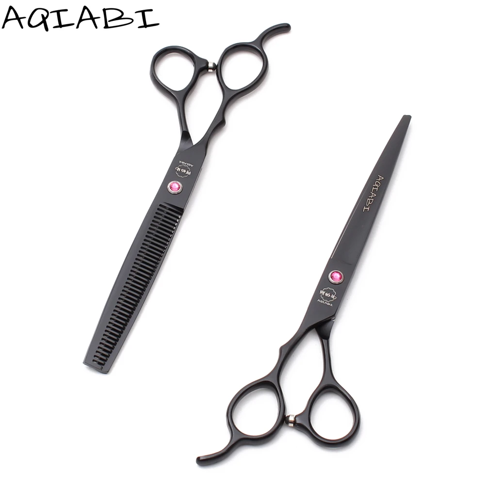 Left-Hand Professional Barber Scissors 7" JP Steel Hair Cutting Shears Thinning Shears Hair Scissors Black A8001, Black color
Left-Hand Professional Barber Scissors 7" JP Steel Hair Cutting Shears Thinning Shears Hair Scissors Black A8001, Black color