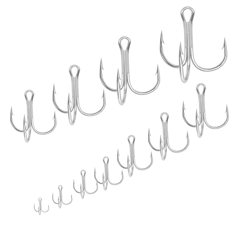 Wholesale 4#6#8#10#12# White nickel three anchor hook with barbed three hook high carbon steel fish hook
Wholesale 4#6#8#10#12# White nickel three anchor hook with barbed three hook high carbon steel fish hook