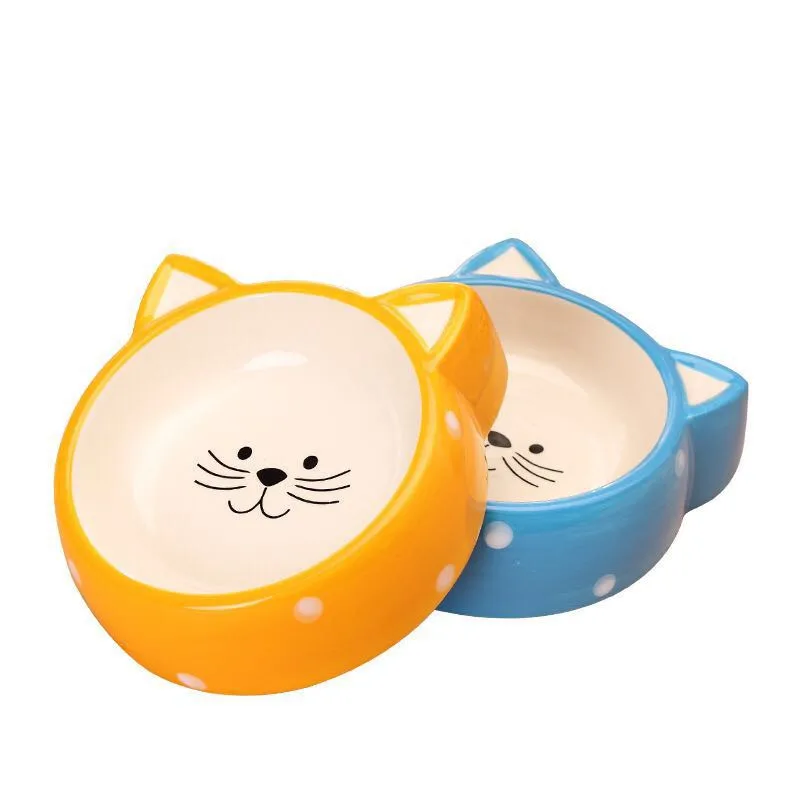 Exquisite Ceramic Pet Bowl Easy To Clean And Thicken Pet Food Bowl Cute And Beautiful Cat And Dog Feeding Supplies, Yellow,blue
Exquisite Ceramic Pet Bowl Easy To Clean And Thicken Pet Food Bowl Cute And Beautiful Cat And Dog Feeding Supplies, Yellow,blue