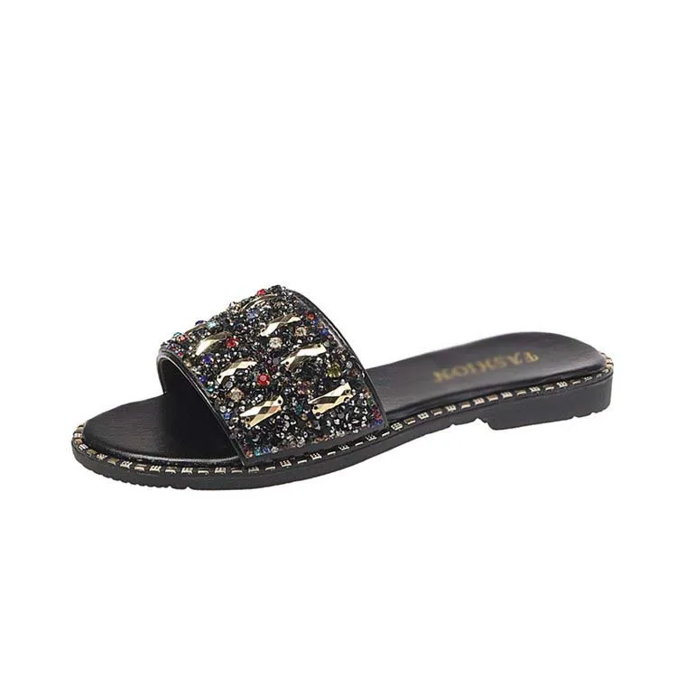 Wholesale Luxury Design Gold Plated Shiny Rhinestone Wearable & Comfortable PVC Slide Sandals Fashion Slide For Women, Customer's request
Wholesale Luxury Design Gold Plated Shiny Rhinestone Wearable & Comfortable PVC Slide Sandals Fashion Slide For Women, Customer's request
