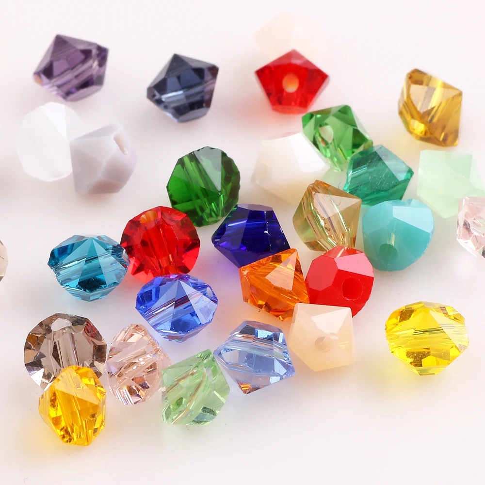 Glass Beads For Jewelry Making Faceted Diamond-Shaped Bead For Pendant Necklace Bracelet Earring Home Decoration DIY Accessories
Glass Beads For Jewelry Making Faceted Diamond-Shaped Bead For Pendant Necklace Bracelet Earring Home Decoration DIY Accessories