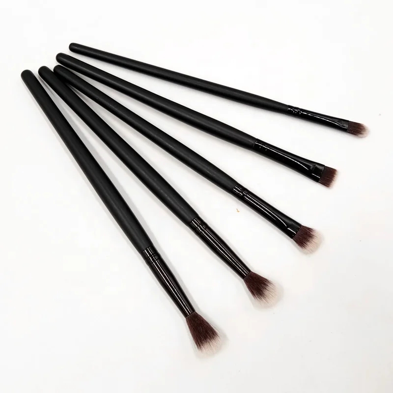 High Quality Professional Vegan 5PCS Eye Shadow Brush Concealer Makeup Set Flat Hair Head Black Wood Handle Fashion Daily Use
High Quality Professional Vegan 5PCS Eye Shadow Brush Concealer Makeup Set Flat Hair Head Black Wood Handle Fashion Daily Use