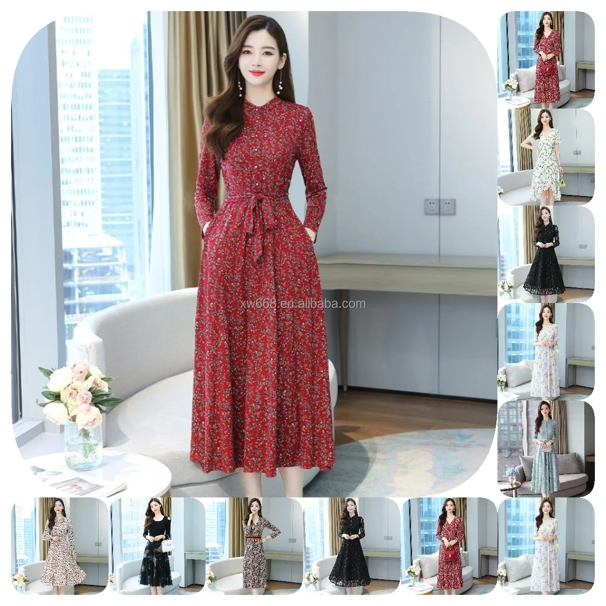Low price wholesale dress female 2021 summer Korean version waist midskirt French fashion temperament women
Low price wholesale dress female 2021 summer Korean version waist midskirt French fashion temperament women