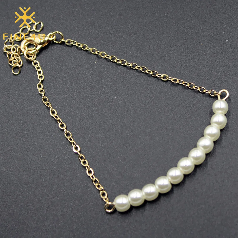 Minimalist hawaiian handmade elegant vintage beaded pearl alloy chain charm women bracelets jewelry, Gold/steel
Minimalist hawaiian handmade elegant vintage beaded pearl alloy chain charm women bracelets jewelry, Gold/steel