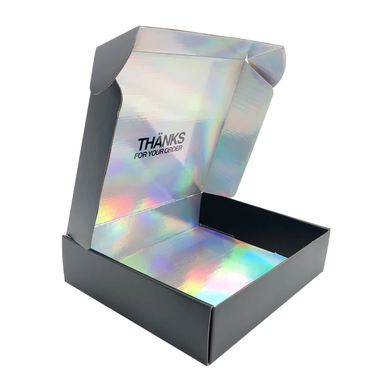 Custom Print Popular Hologram Paper Holographic Mailing Packaging Boxes