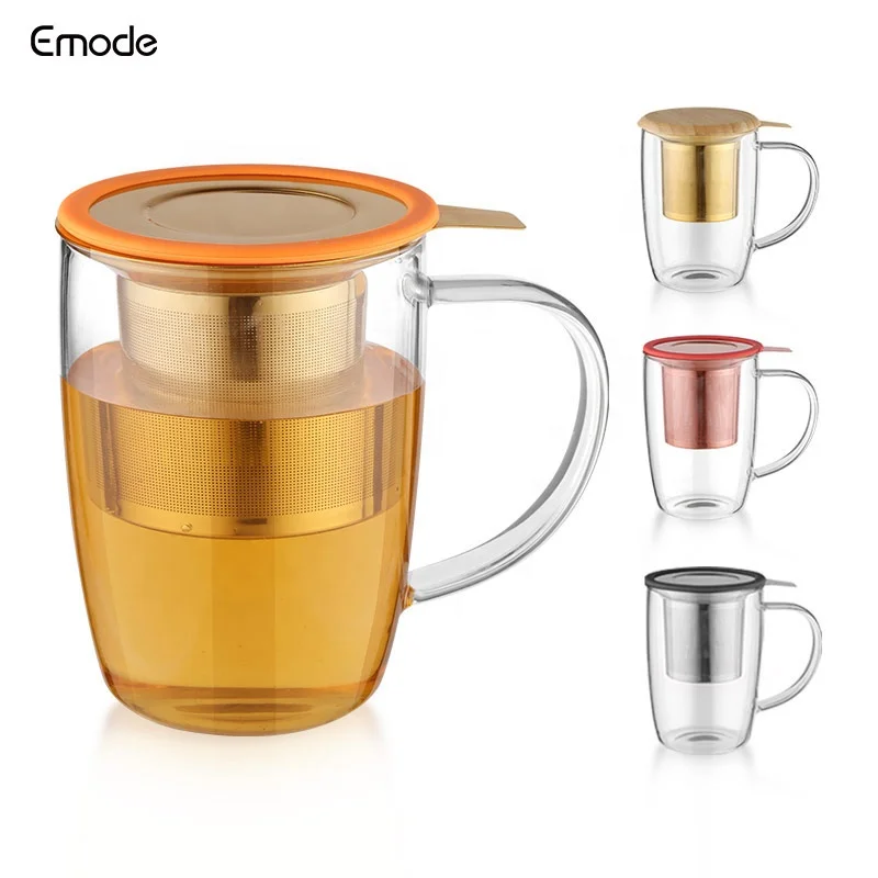 Glass Tea Mug with Infuser and LidTeaware with FilterLoose Leaf Tea Cup Steeper Maker for Tea/Women/Office/Home/Gift
Glass Tea Mug with Infuser and LidTeaware with FilterLoose Leaf Tea Cup Steeper Maker for Tea/Women/Office/Home/Gift
