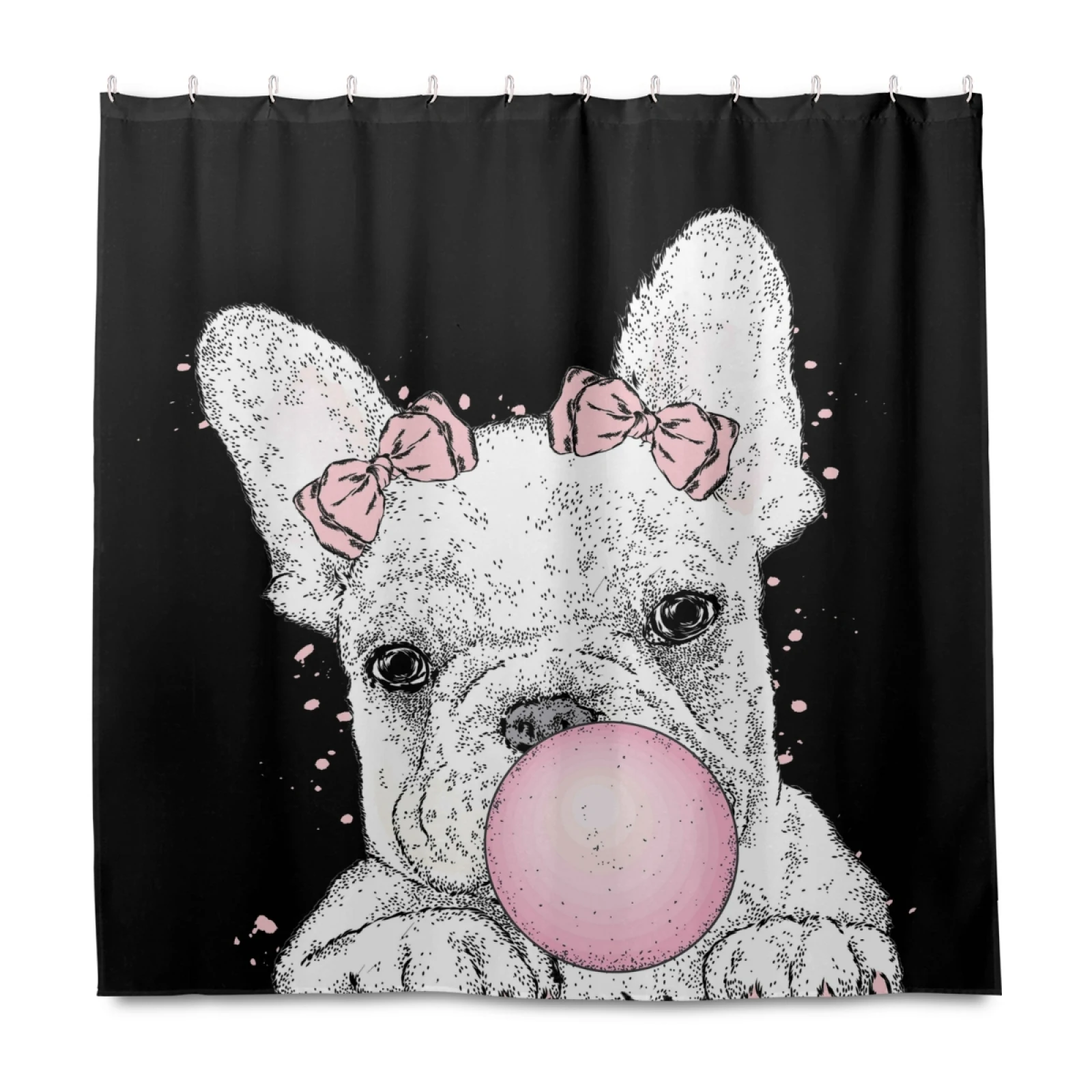Hot Sale Customized Waterproof Printing Christmas Polyester Shower Curtain Set 72*72inch large size shower curtain, Customized color
Hot Sale Customized Waterproof Printing Christmas Polyester Shower Curtain Set 72*72inch large size shower curtain, Customized color