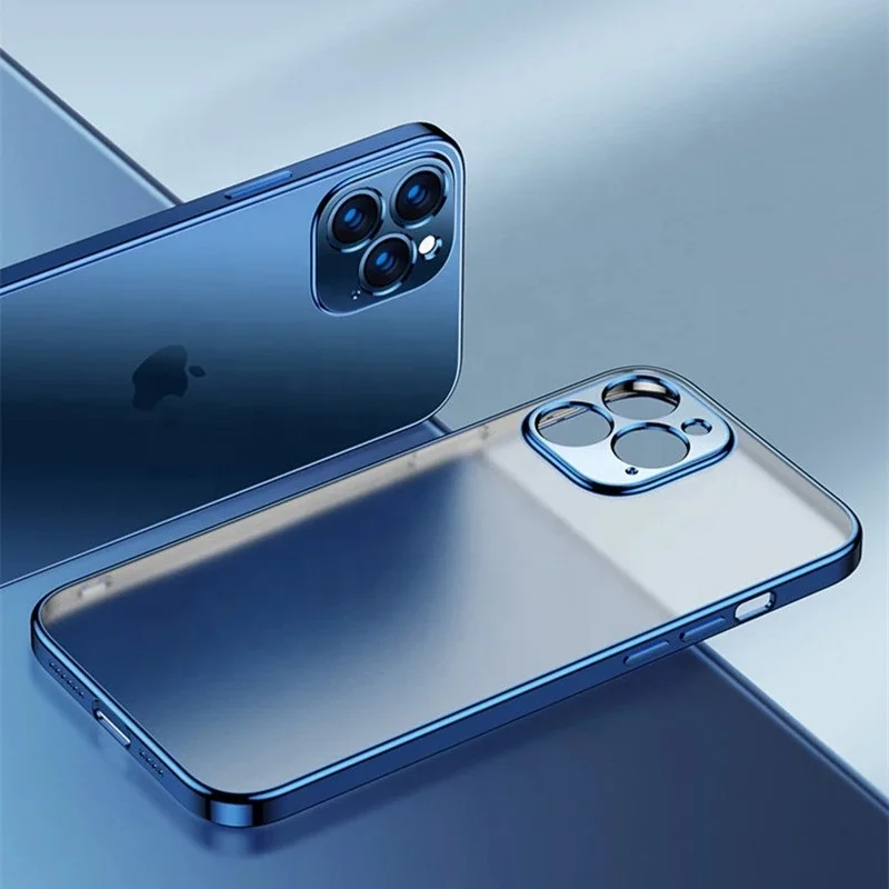 Luxury Plating Square Frame Matte Soft Silicone Case for iPhone 11 12 Pro Max Mini XR X XS 13 Transparent Cover
Luxury Plating Square Frame Matte Soft Silicone Case for iPhone 11 12 Pro Max Mini XR X XS 13 Transparent Cover