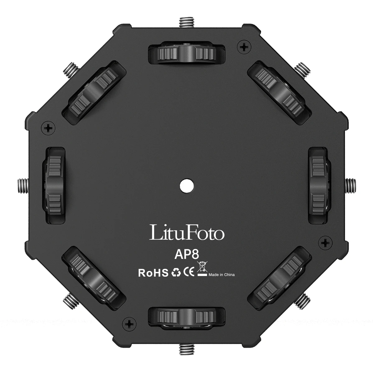 Camera Accessory Photographic Light Eight-light Connector with 1/4 Screw Mount, Black
Camera Accessory Photographic Light Eight-light Connector with 1/4 Screw Mount, Black