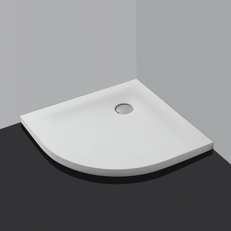 fan-shaped sector america standard shower tray artificial stone resin stone acrylic solid surface shower tray