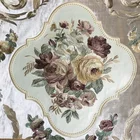 CF0678B Custom high quality 80%polyester embroidery curtain flower fabric embroidery lace