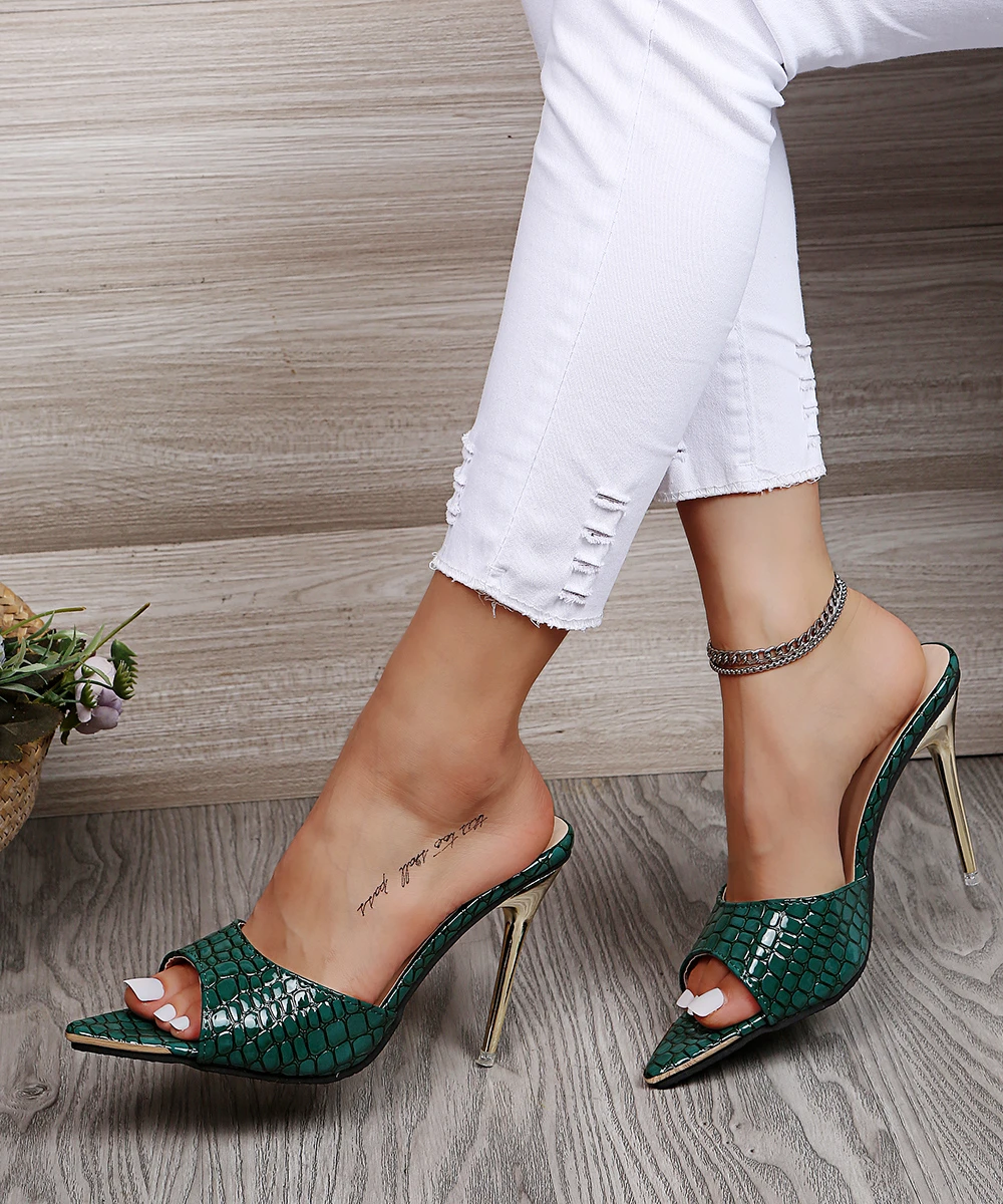 Woman shoes new arrivals 2021 luxury sexy ladies party stilettos high heels slipper, Black,white,brown,green
Woman shoes new arrivals 2021 luxury sexy ladies party stilettos high heels slipper, Black,white,brown,green