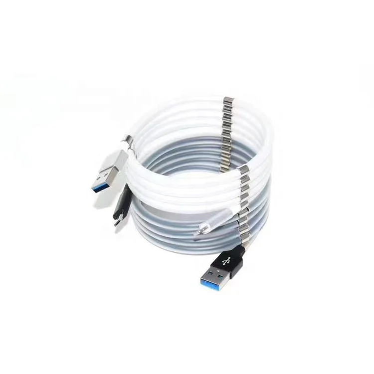 Magnetic Storage Charging Cable Magic Rope Magnetic Data Cord Self Winding Charging Wire for iphone
Magnetic Storage Charging Cable Magic Rope Magnetic Data Cord Self Winding Charging Wire for iphone