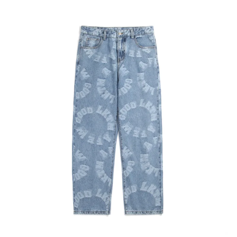 Soft Best Pants summer masiwei fashion brand ins loose straight jeans father jacquard wide leg long pants Men
Soft Best Pants summer masiwei fashion brand ins loose straight jeans father jacquard wide leg long pants Men