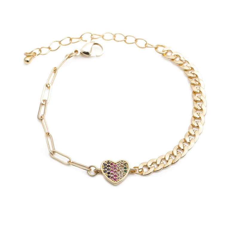 MJ Jewelry Punk Hiphop Stylish Color Zirconium Small Red Heart Pendant Bracelets Drop Shipping, Gold
MJ Jewelry Punk Hiphop Stylish Color Zirconium Small Red Heart Pendant Bracelets Drop Shipping, Gold