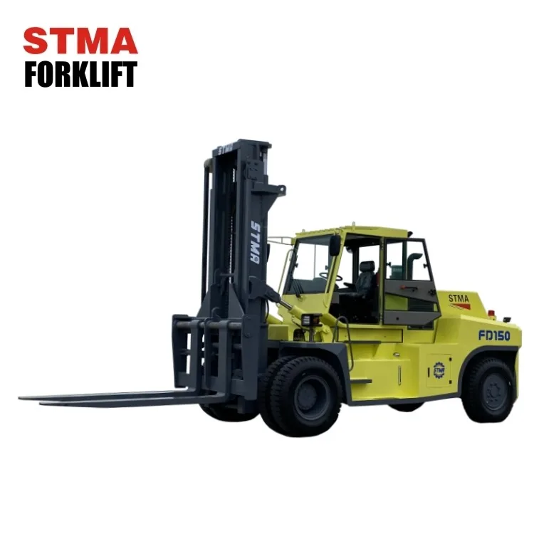 STMA diesel forklift 12 ton 13 ton forklift 16 tonner lift truck with fork positioner