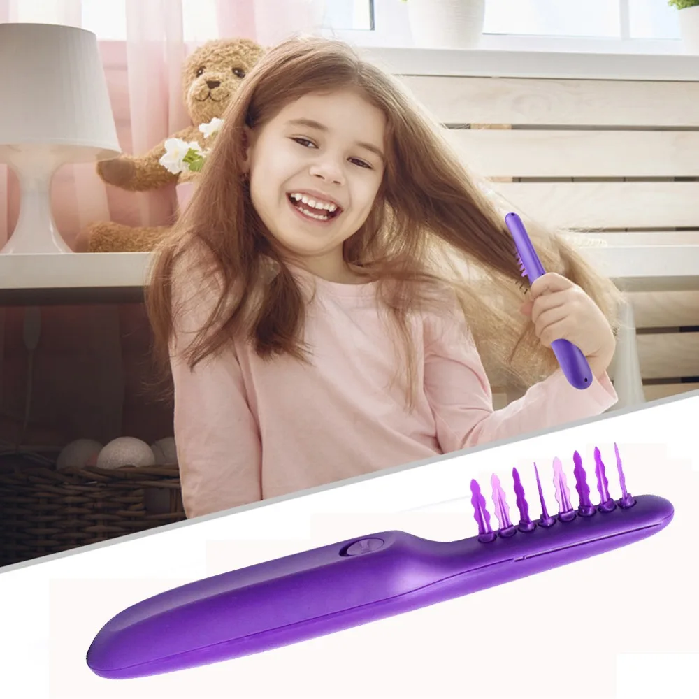 2020 New Electric Detangling Brush Hair Curly Detangle Brush comb Scalp Massage Comb Loosen Knots For curly hair