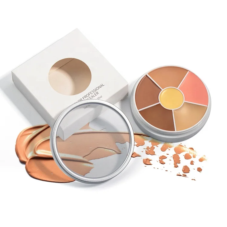Professional 6 Colors Face Makeup Full Coverage Concealer Cream Waterproof Concealer Palette
Professional 6 Colors Face Makeup Full Coverage Concealer Cream Waterproof Concealer Palette