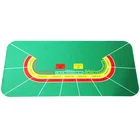 Minglu Rubber Casino Mat Felt Rubber Poker Table Mat