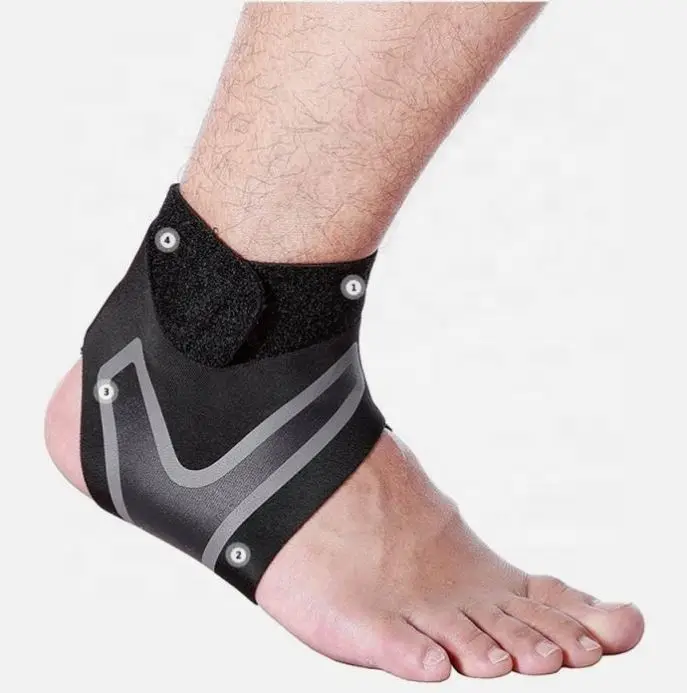 Elastic Ankle Support Adjustable Breathable Ankle Brace Support for Sports Protection Sprains Injury, Black
Elastic Ankle Support Adjustable Breathable Ankle Brace Support for Sports Protection Sprains Injury, Black