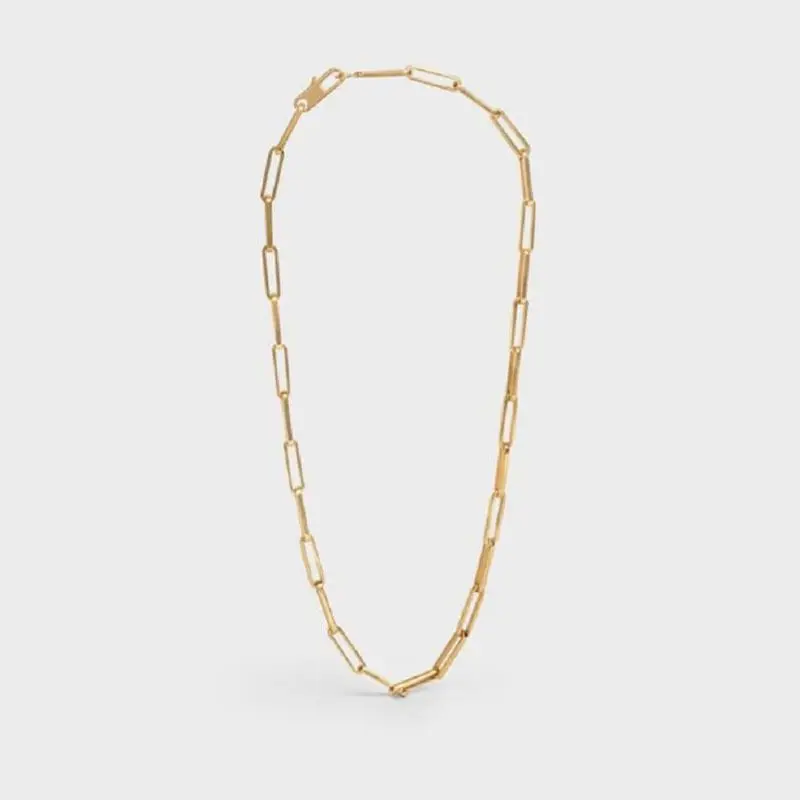 Women Jewelry 18K Gold Plated Paper Pin Link Cal vicle Necklace Stainless Steel Jewelry Wholesale
Women Jewelry 18K Gold Plated Paper Pin Link Cal vicle Necklace Stainless Steel Jewelry Wholesale