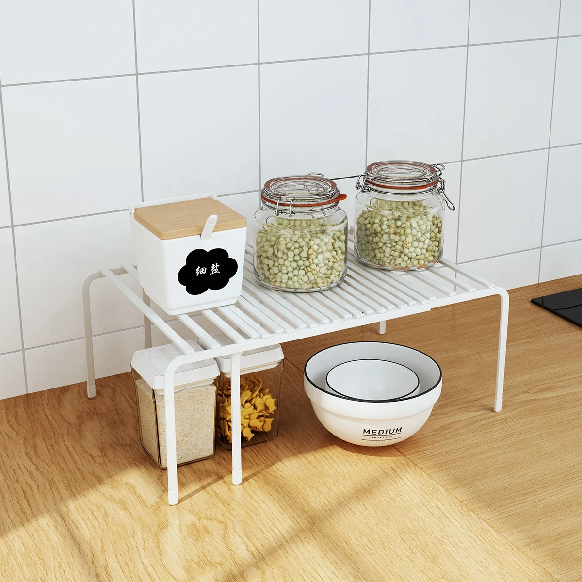 Hot selling Standing type storage holders & racks for place spice pot pan plate, White / coffee
Hot selling Standing type storage holders & racks for place spice pot pan plate, White / coffee